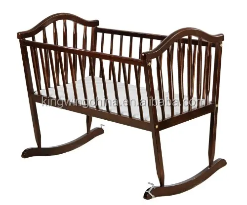Wooden Baby Rocking Cradle