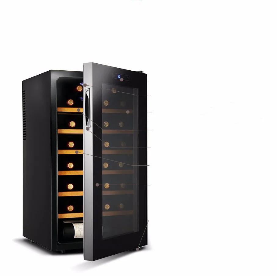 
Electric compressor wine cooler cabinet wine refrigerator wine freezer 