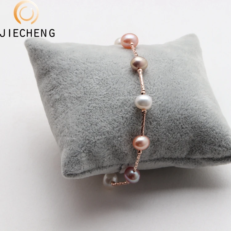 Real Wholesale Cultured Pearlbracelet Freshwater2018 Jewelry Natural Bracelet Beads Pearl