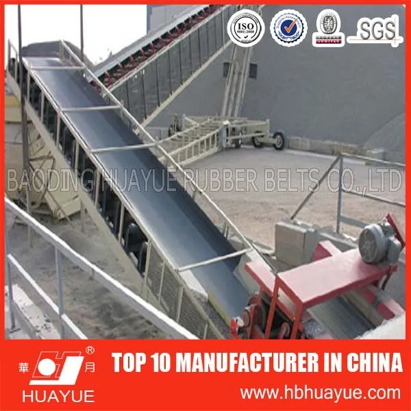 Ee/ер черный маслостойкий ленточный конвейер камень и грохот обработки