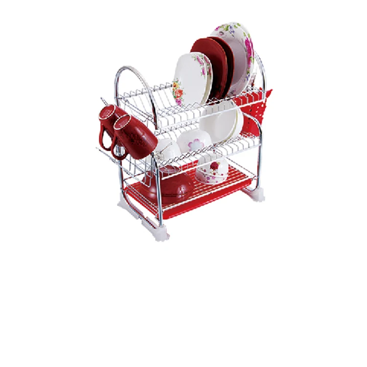 New Stock S Leg Tube 3 Tiers Chrome Plated Dish Rack