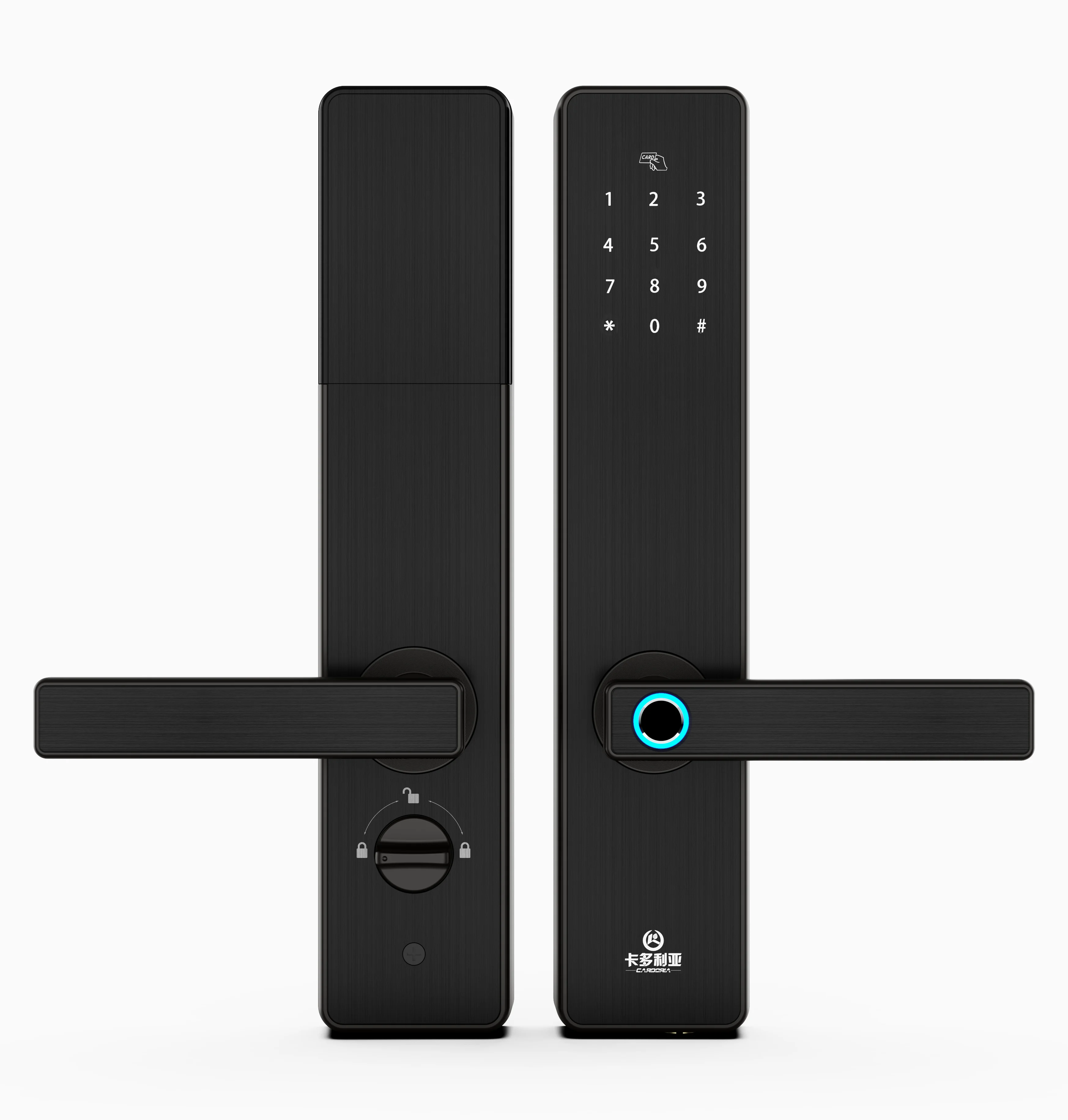 BT Wifi Smart Door Lock Electronic Digital Code RFID Card TTLock App Hotel Door Lock Security System