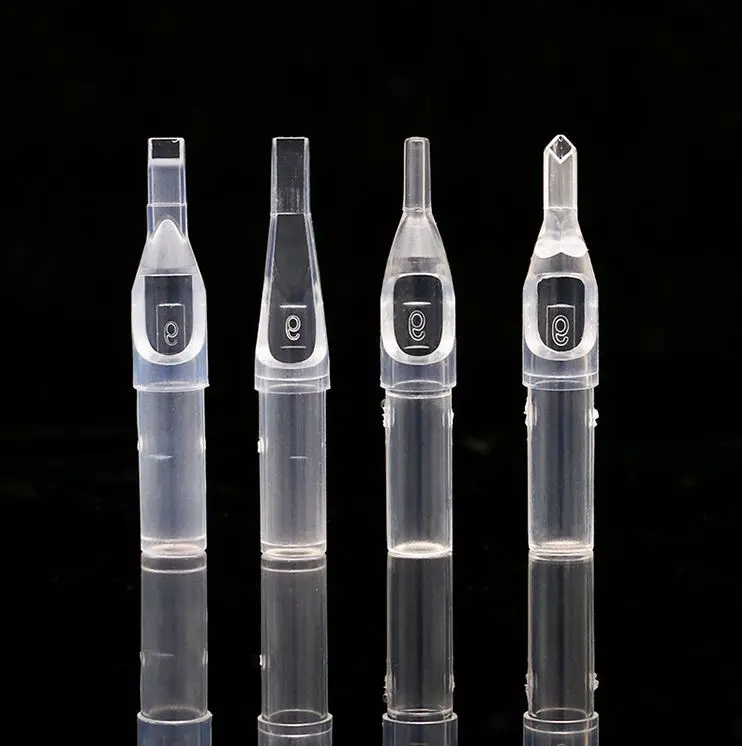 
2019 wholesale transparent grey disposable tattoo tip 