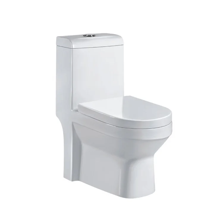 
Chinese potty seat flush one piece toilet 