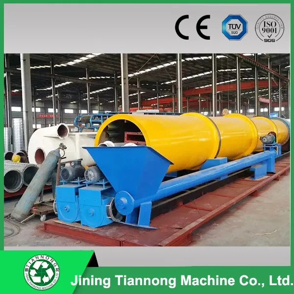 CE Factory price hot air tube dry rotary drum dryer