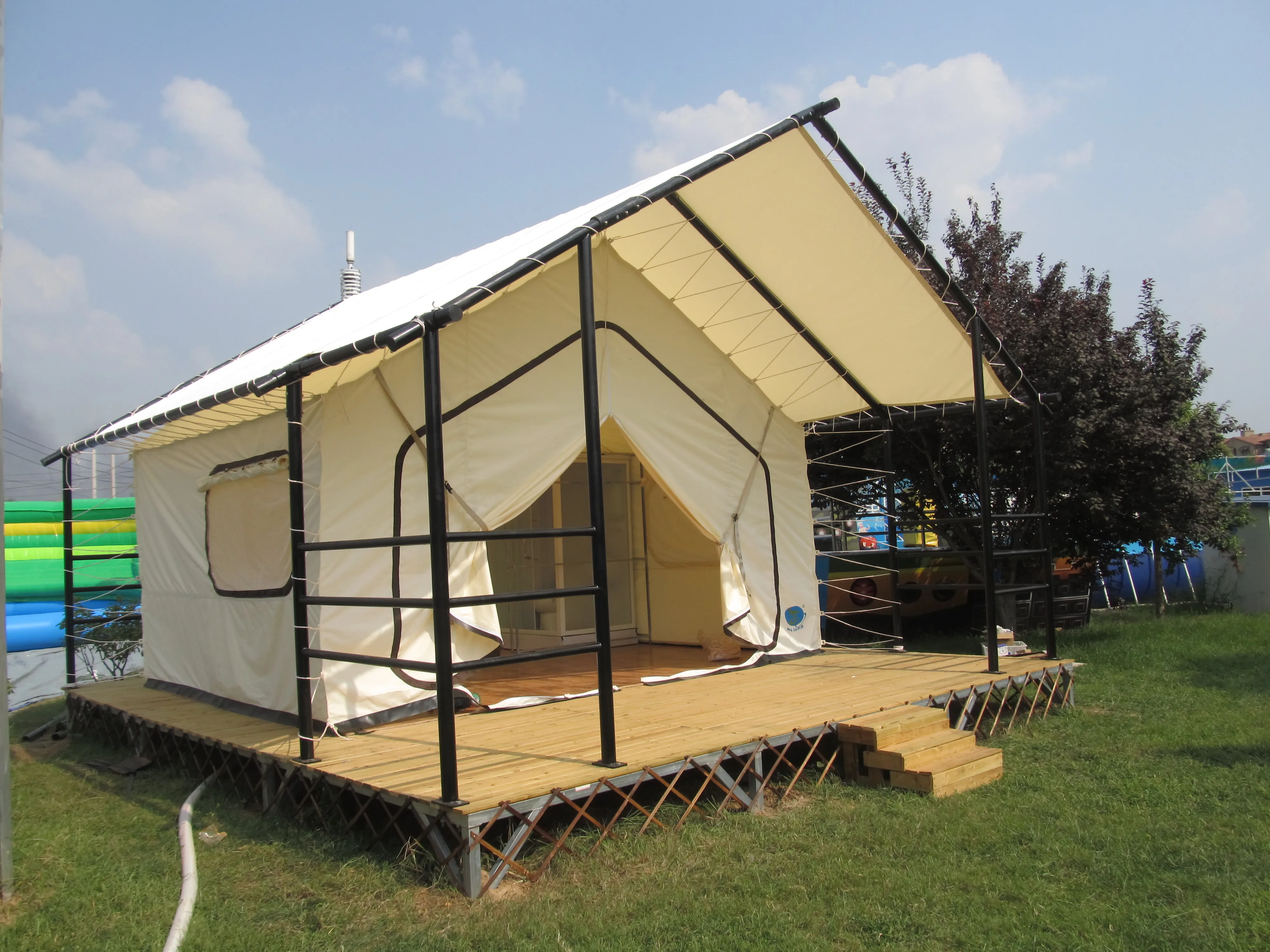 
outdoor custom glamping tent for camping 