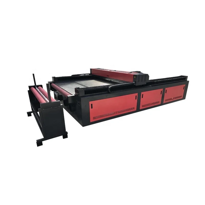 150w Auto feeding fabric laser cutting machine textile