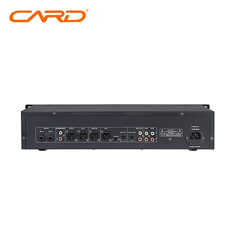 
China Factory karaoke use 5.1 channel home theater reverb delay function audio effect units 