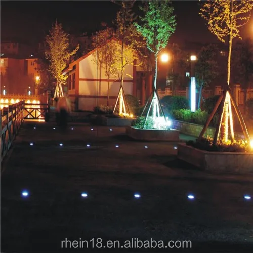 
6W IP66 waterproof RGB buried lamp for garden / square 