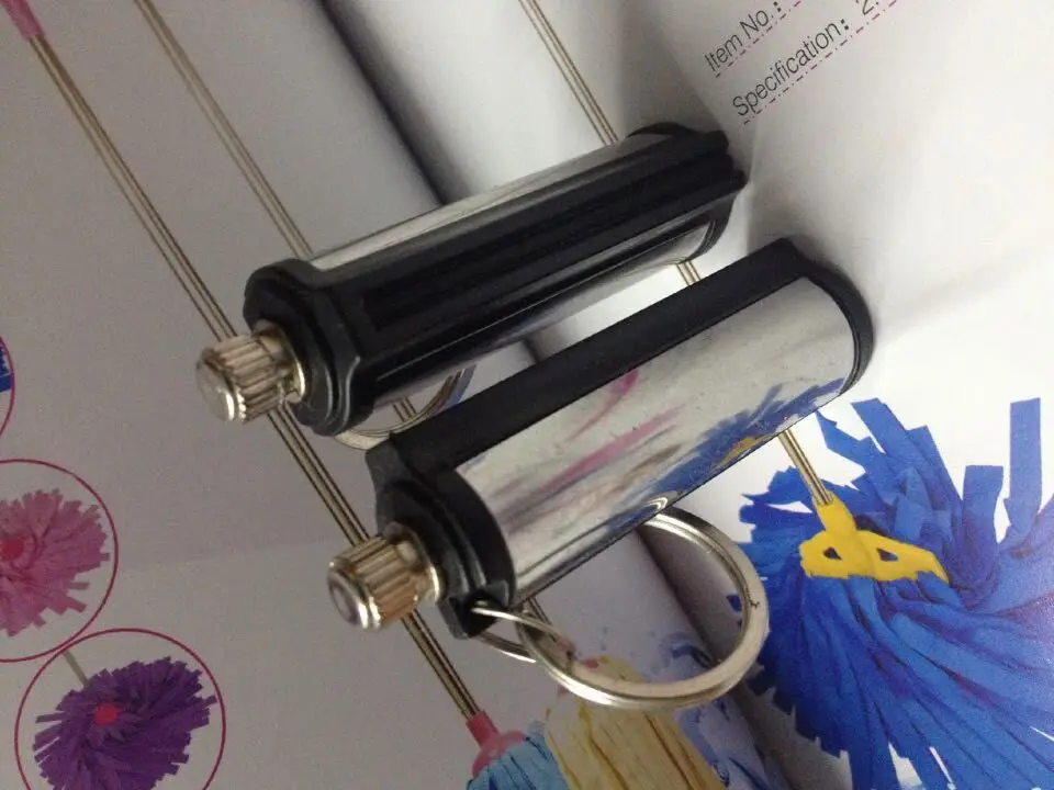 Camping Survival Flint Match Fire Starter Circular type Stainless Steel waterproof Strike