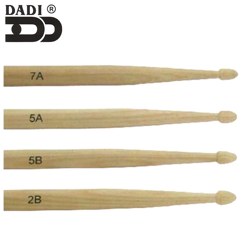 
custom logo 5A/2B/5B Size drumstick Maple Material musical drum stick 