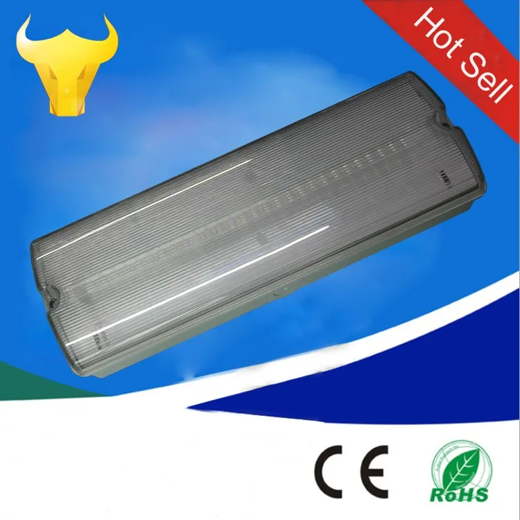 
IP65 4w 300lm Rechargeable Industrial exit light led Emergency Light 