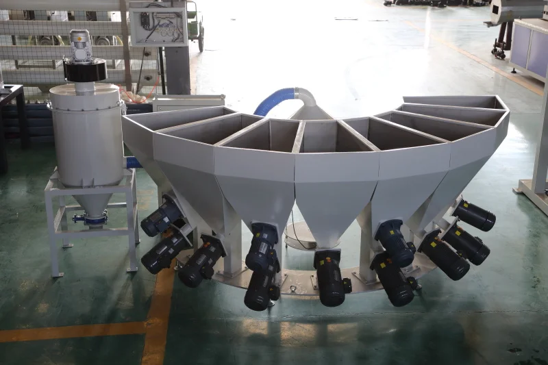 
hot sale plastic Granules automatic mixing weighing machine 