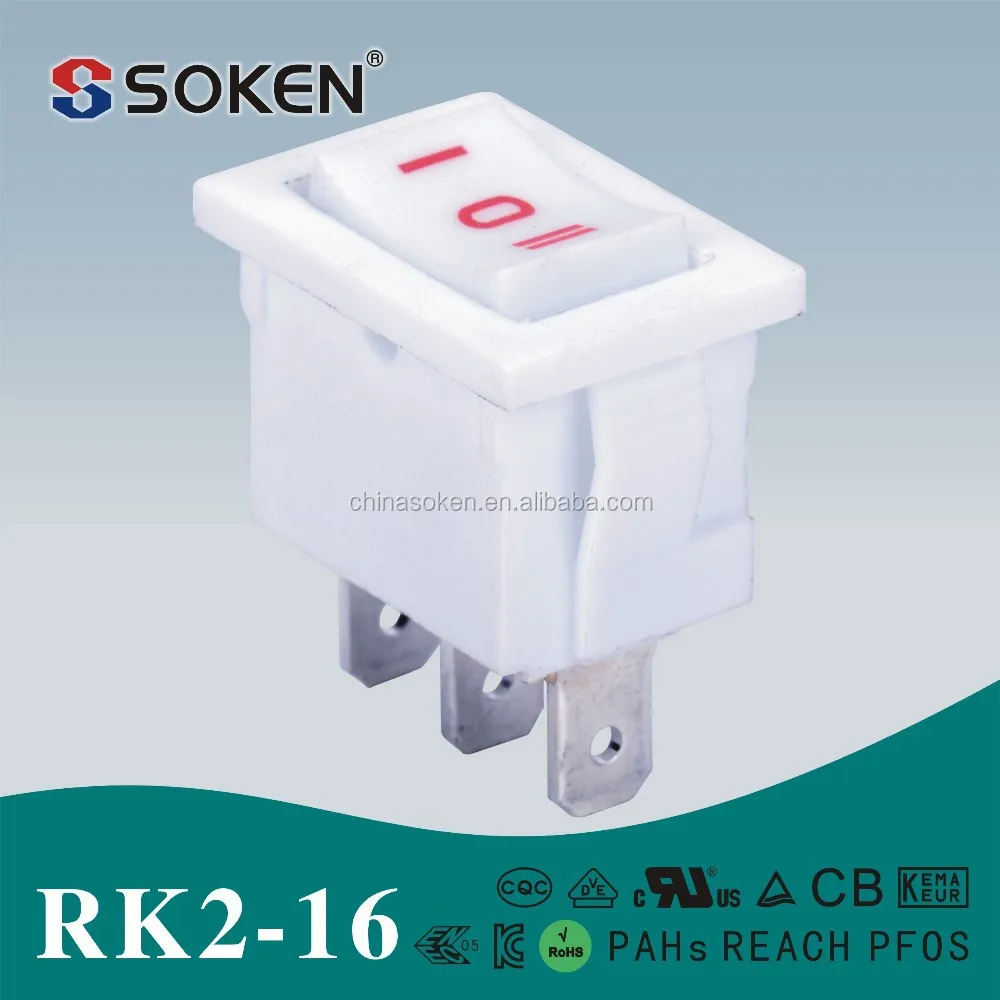 Rk2-16 SPTT 3 контакт. 12 В кема перекидной переключатель с 3 разъём(ов) 10a 250 В AC t85