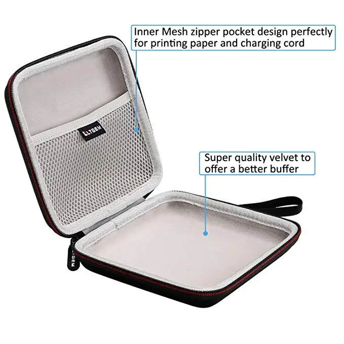 Nice Quality CCTV Dome Custom EVA Camera Protector Case with Foam Insert with a hanging string