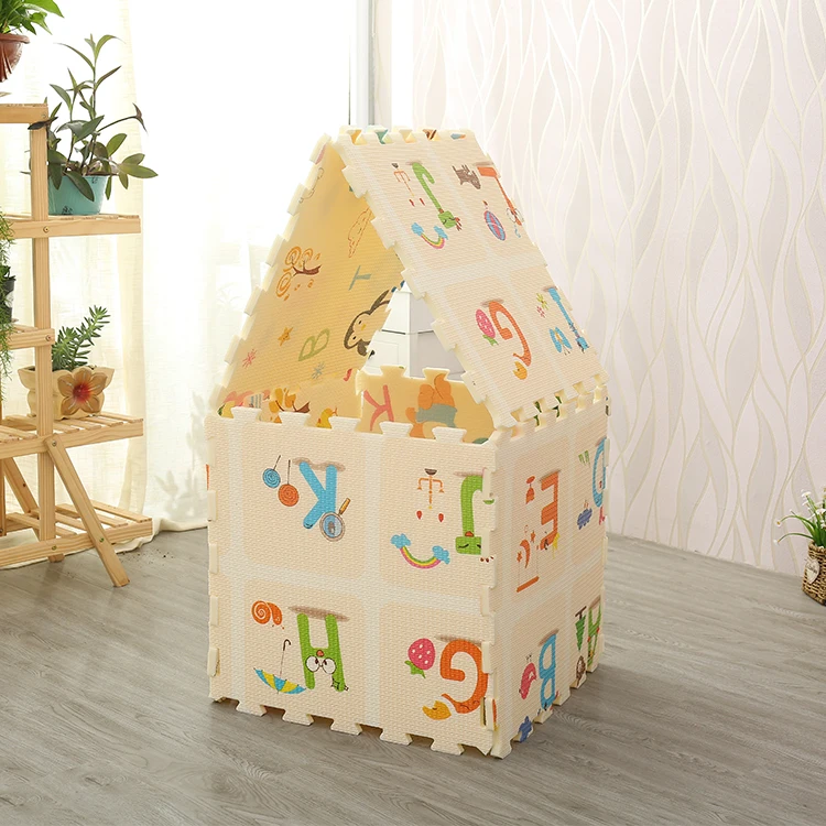 XPE foldable Cotton material  Waterproof baby crawling mat kids playmat / Puzzle Pads