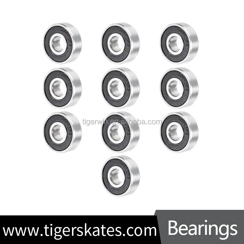 Tiger Skate Deep Groove Ball Skateboard Bearings Inline Skate Longboard Skateboard Bearing 608 8*22*7mm ZZ 2RS OPEN High CN;GUA