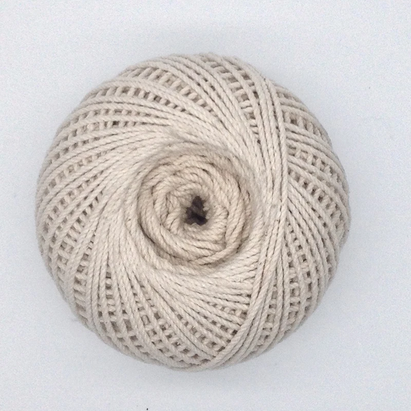 2mm Natural white cooking twine for  tying meat/making sausage/binding carb/oven/packing gift wholesale cotton rope