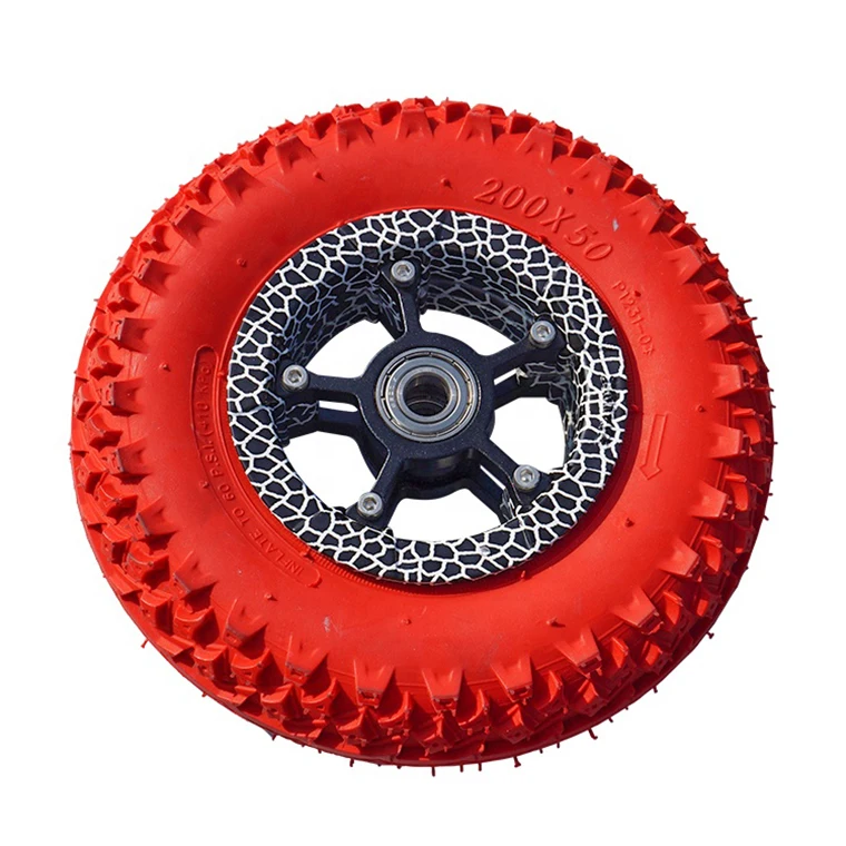 SUNMATE pro скутер запчасти 8 дюймов надувные резиновые внедорожных longboard Колеса