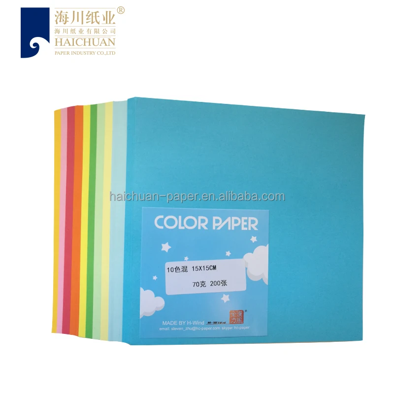 FSC origami paper 50/100/200/250sheets per pack 10 colours paper