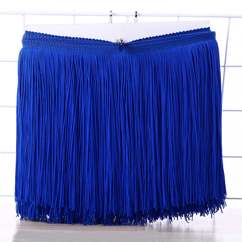 Manufacturer Supply Wholesale More Colors 20CM Nylon Double Thread Tassel Fringe for Dress