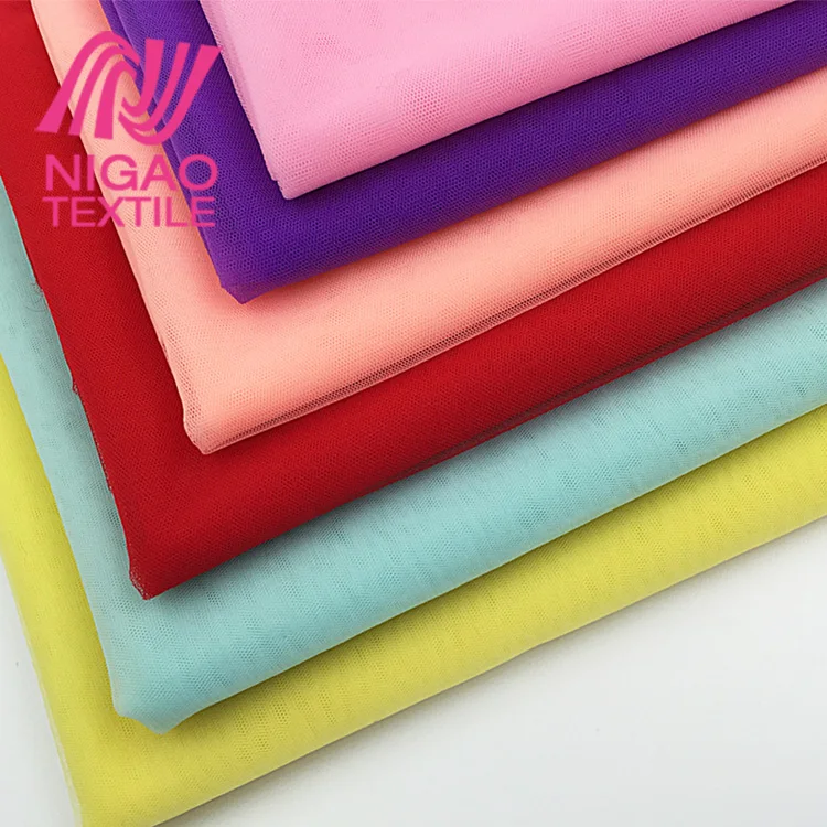 
100% Nylon Textile Mesh Fabric Breathable Material Hexagonal Holes Net Fabric Wedding Tulle Fabric Colors Lightweight Knitted 