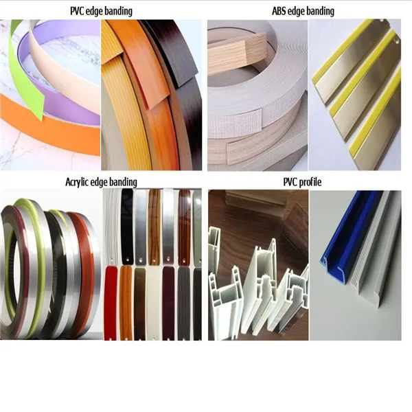 1.8*19mm aluminum color plastic edging for sheet metal