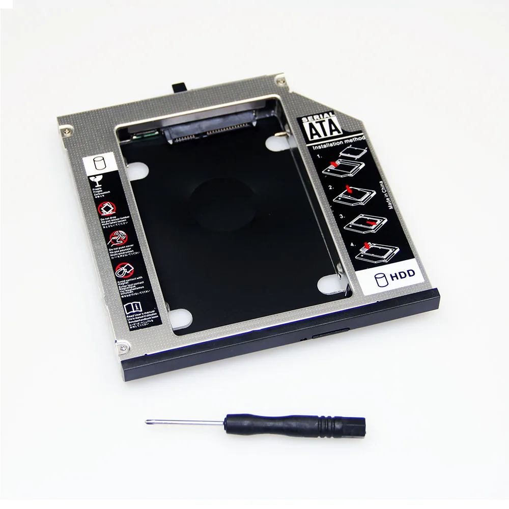 For IBM T410 T410S T420S T500 W500 X200 T400 T430S 9.5MM SATA 2nd HDD Caddy