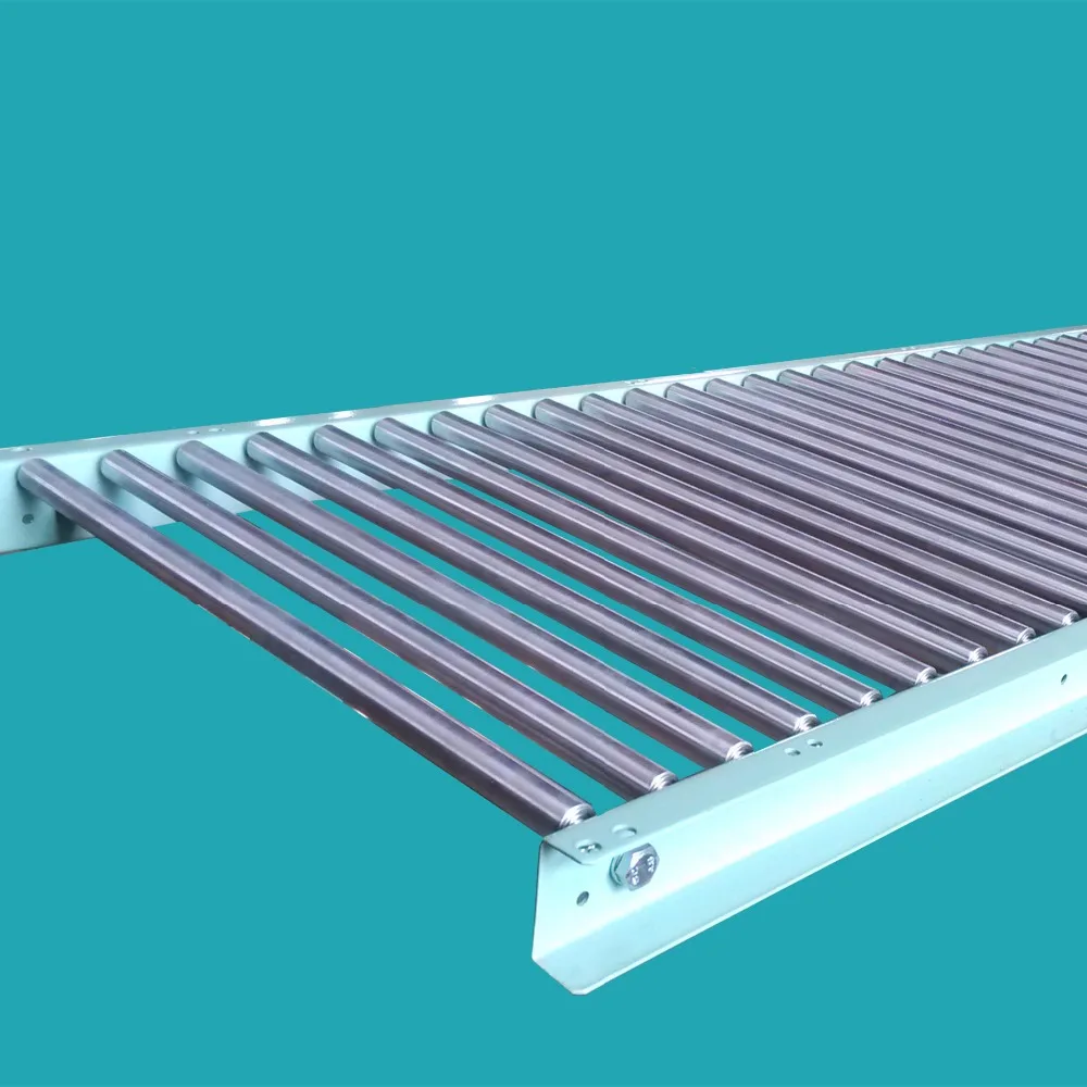 Carbon Steel Roller Conveyor Assembly Line Loading and Unloading