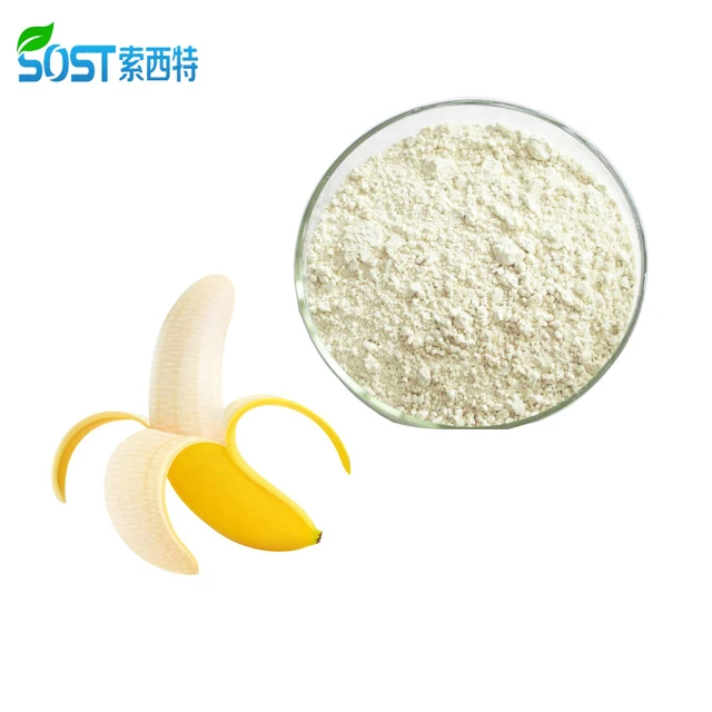 
SOST Factory Supply Free Sample EU Organic Green Banana Peel Powder 