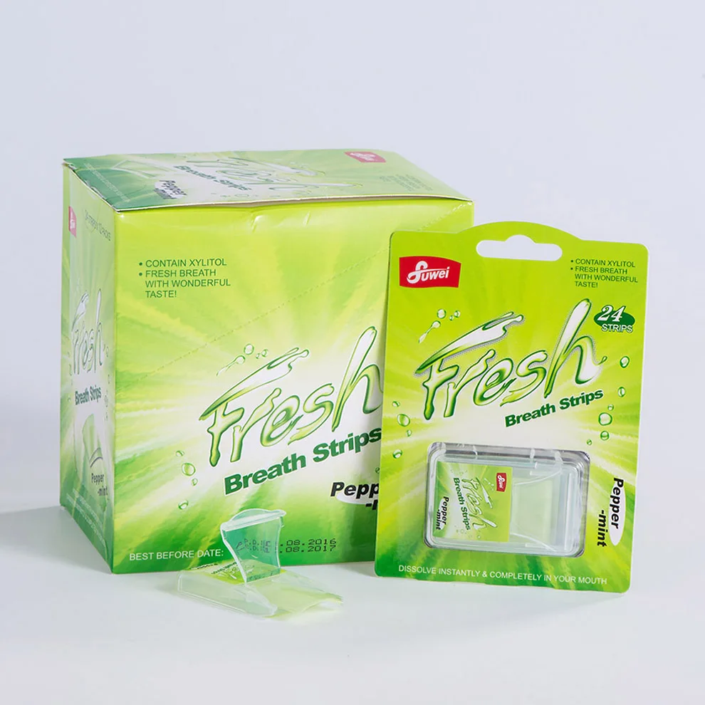 
Fresh breath strips candy mint oral care chewing gum  (60803685943)