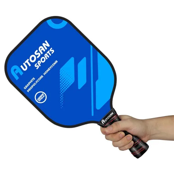 Quality PP Core Carbon Surface Pickleball Paddle Blue Pickleball Paddle