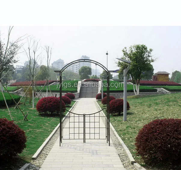 Кованая Железная розовая садовая арка