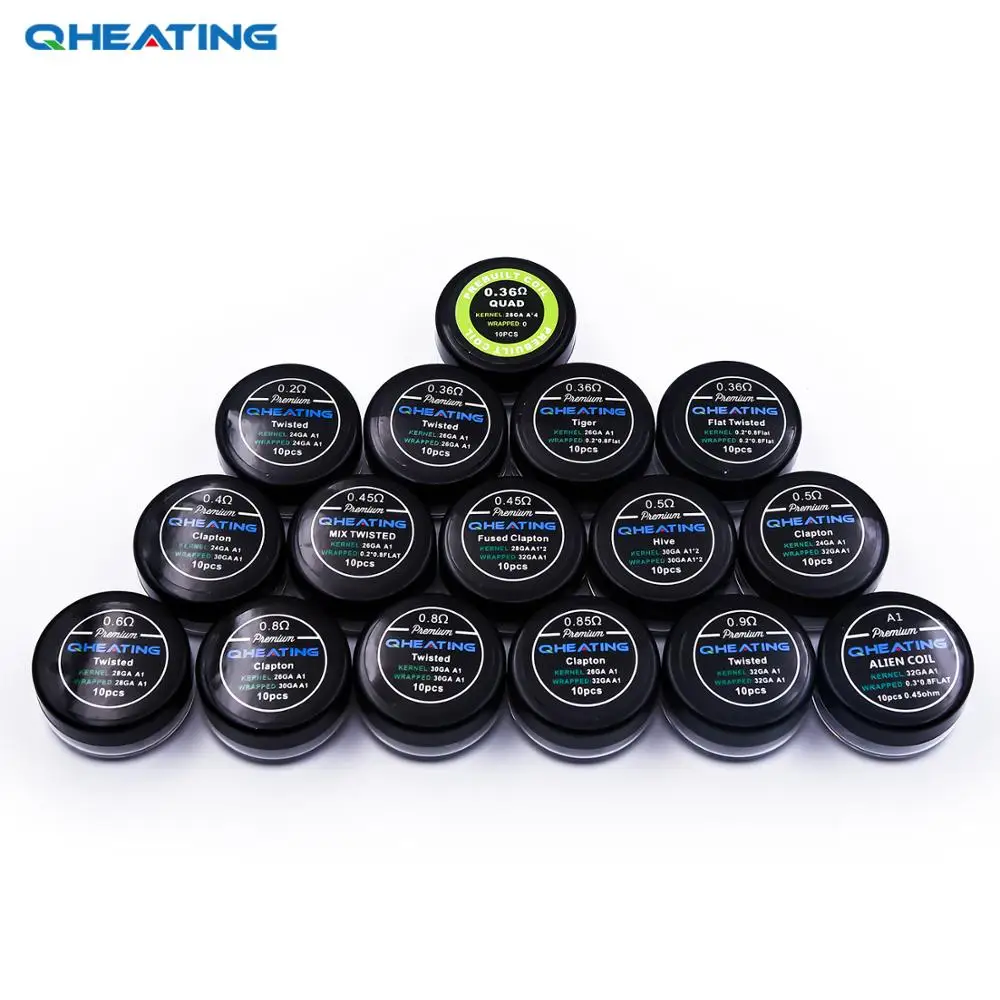 
Hot selling vapor DIY wire tube Quad clapton wire 28ga*4 ecig coil Quad wire 