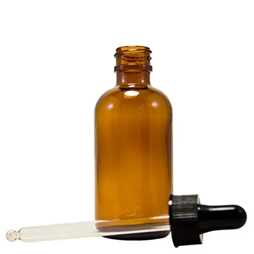 Glass oil dropper bottle