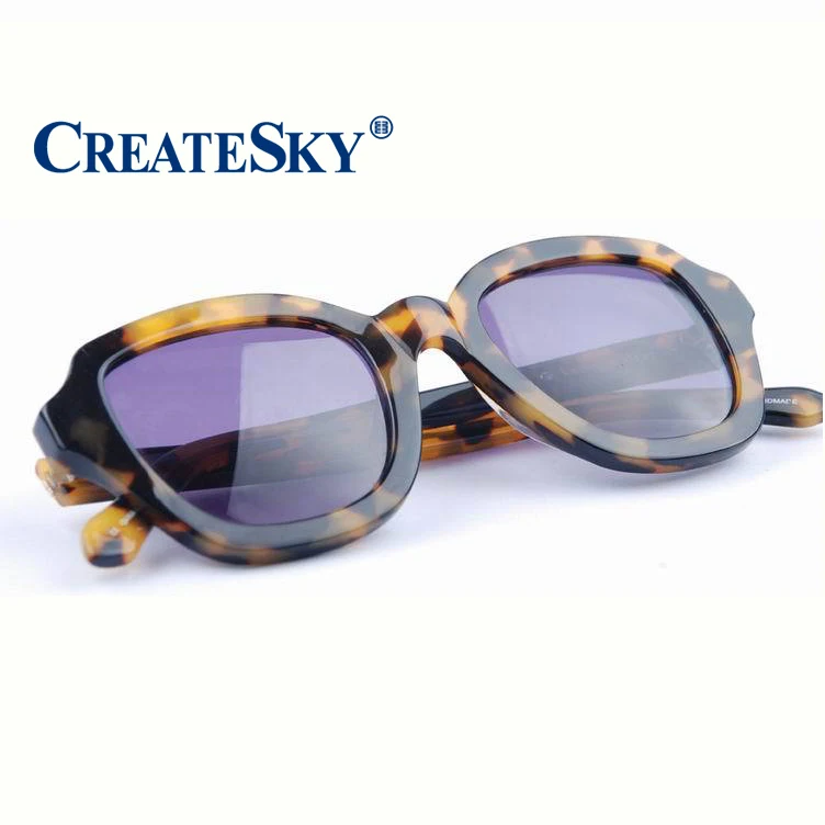 
The new 2018 high quality custom logo acetate sunglasses for women 