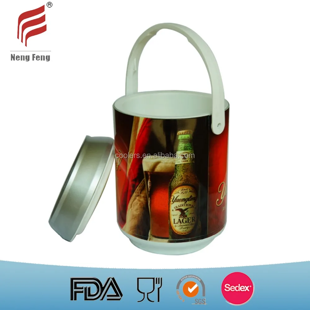
new design mini cooler can cooler portable beer cooler can ice bucket 