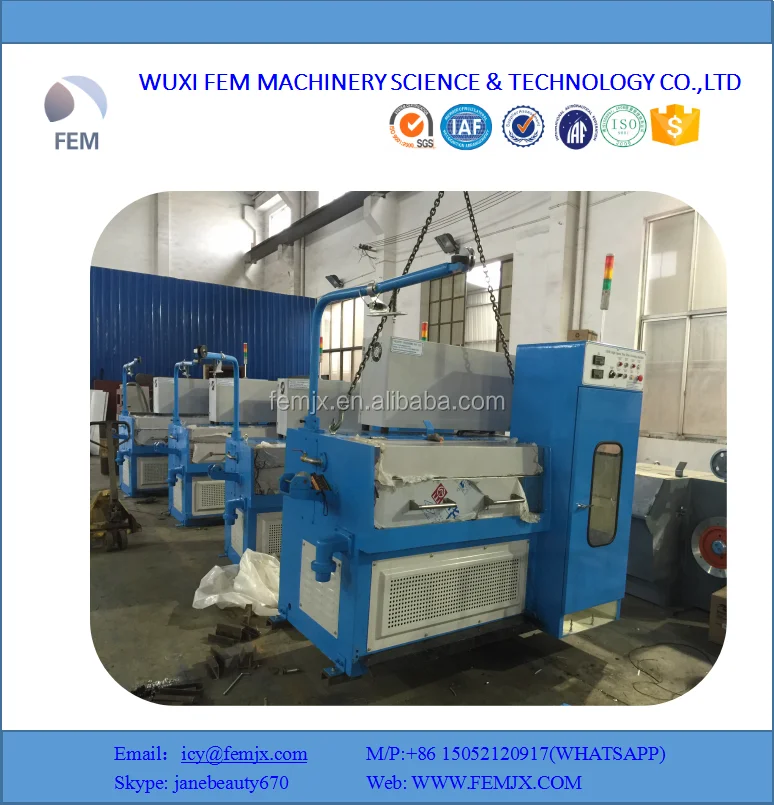 Bare copper wire high speed Wire Drawing Machine/Cable Making Machine Equipment