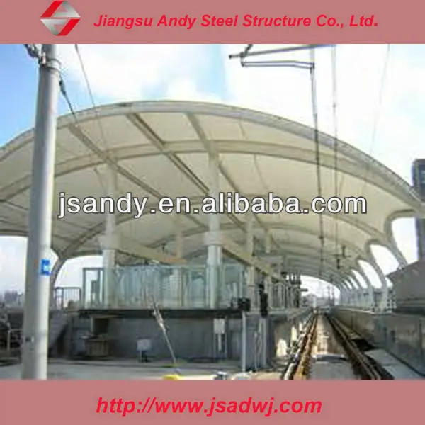 
The train station of membrane structure canopy 