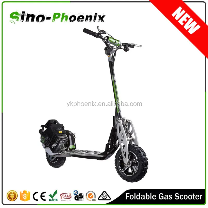 High Quality Adult Off Road Motorcycle Gas Powered 49cc 2 Stroke Folding Two Wheel Gasoline Scooter for adults
