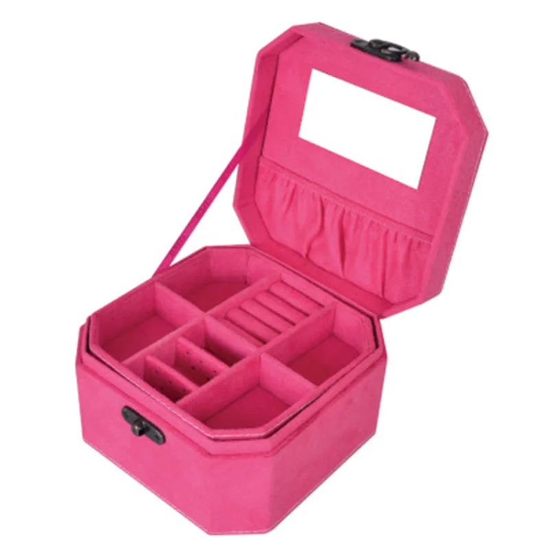 
Серебряные индийские коробки ювелирных изделий ткани для сбора макияжа и ювелирных изделий 