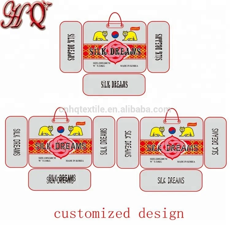 
eco-friendly dustproof luxury pvc steel wire blanket bag 