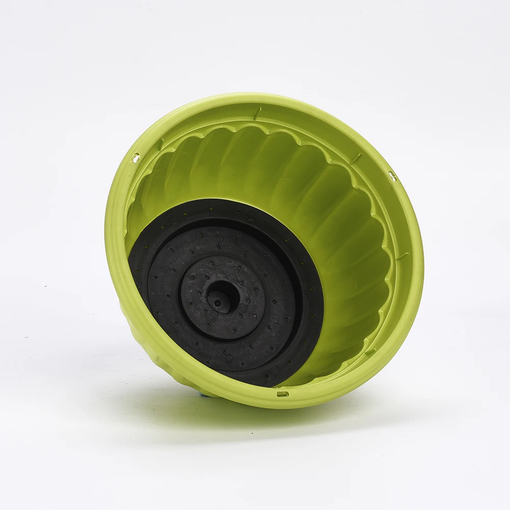 Leizisure Rope Wire Hanging Plastic Flowerpots Wholesale Garden and Indoor Cheap Ball Plant Planter Pots