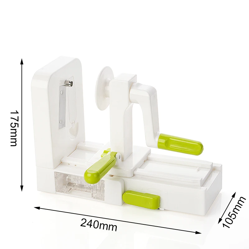 Kitchen Accessories Hand Manual Vegetable Cutter Carrot Onion Food Spiralizer Potato Slicer Best