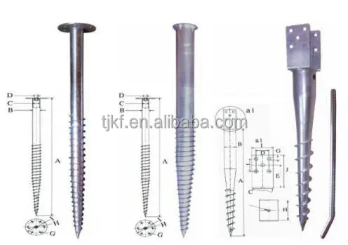 ground screw pole anchor for solar panel mounting system