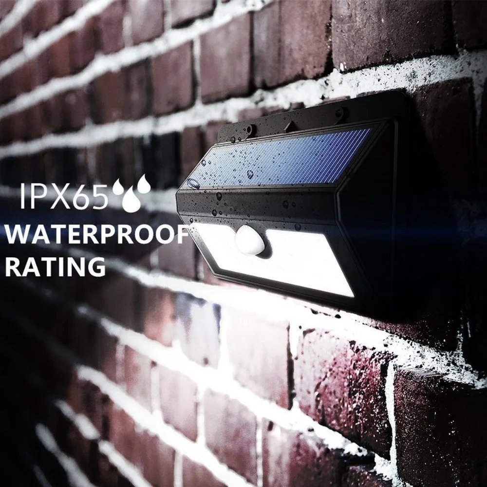 
Solar Power Sensor Wall Light 62 LED Ultra Bright Wireless Security Motion Weatherproof Outdoor Lights 