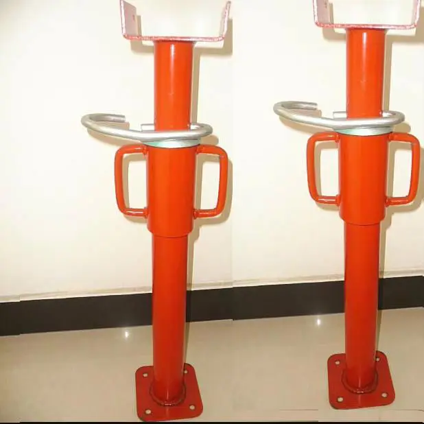 adjustable steel scaffolding props jacks post shore cup sleeve cup nut shoring