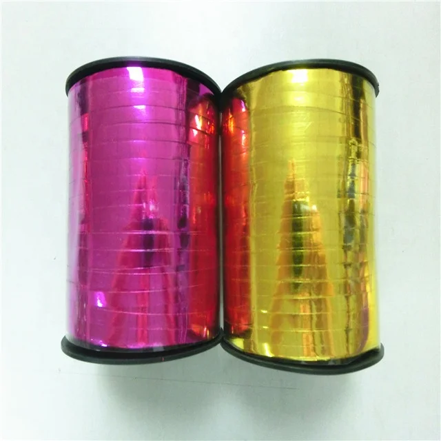 polypropylene metallic curling ribbon roll