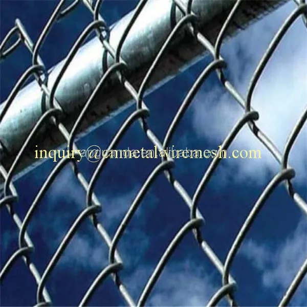 PVC Coated Chain Link Fence Wholesale Used Green Chain Link Fence for sale