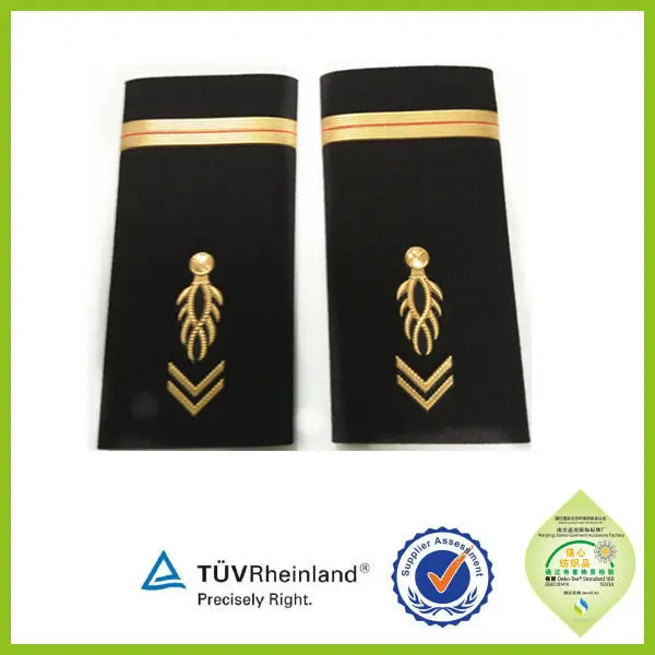 Custom Military Pilot Uniforms Rank Epaulettes